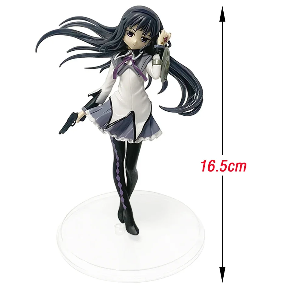 Anime Puella Magi Madoka Magica Figure 17cm Akemi Homura Action Figural Pvc Model Kawaii Decoration Doll Kid Toy - Image 3