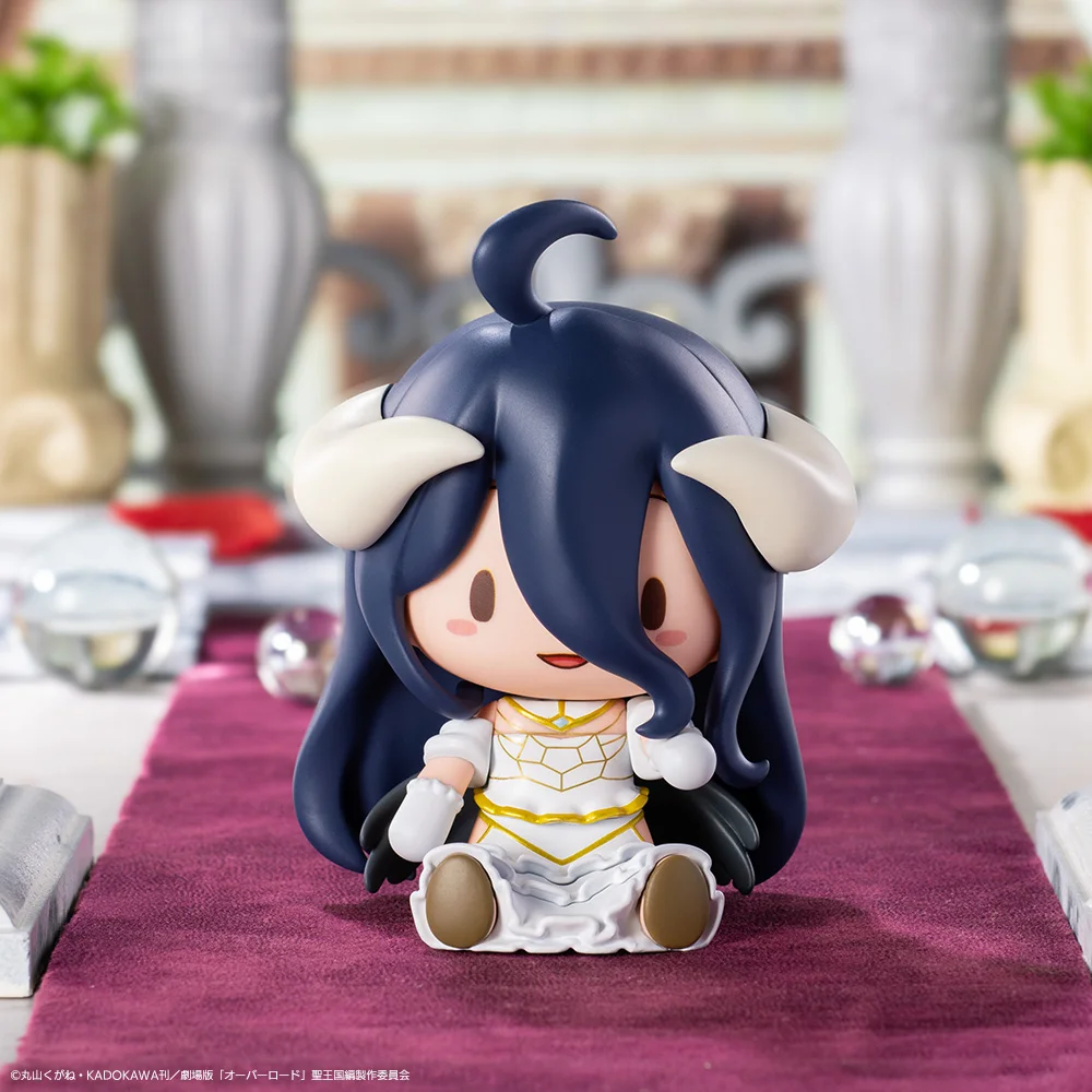 In Stock Original S-FIRE Fuwa Petit OVERLORD Albedo Q-version Doll Cartoon Creative Computer Ornament Anime Collectible Gift - Image 3