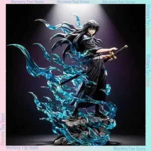 Demon Slayer Tokitou Muichirou 25cm Pvc Figure Anime Collectible Statue Desktop Ornament Model Gift For Fans