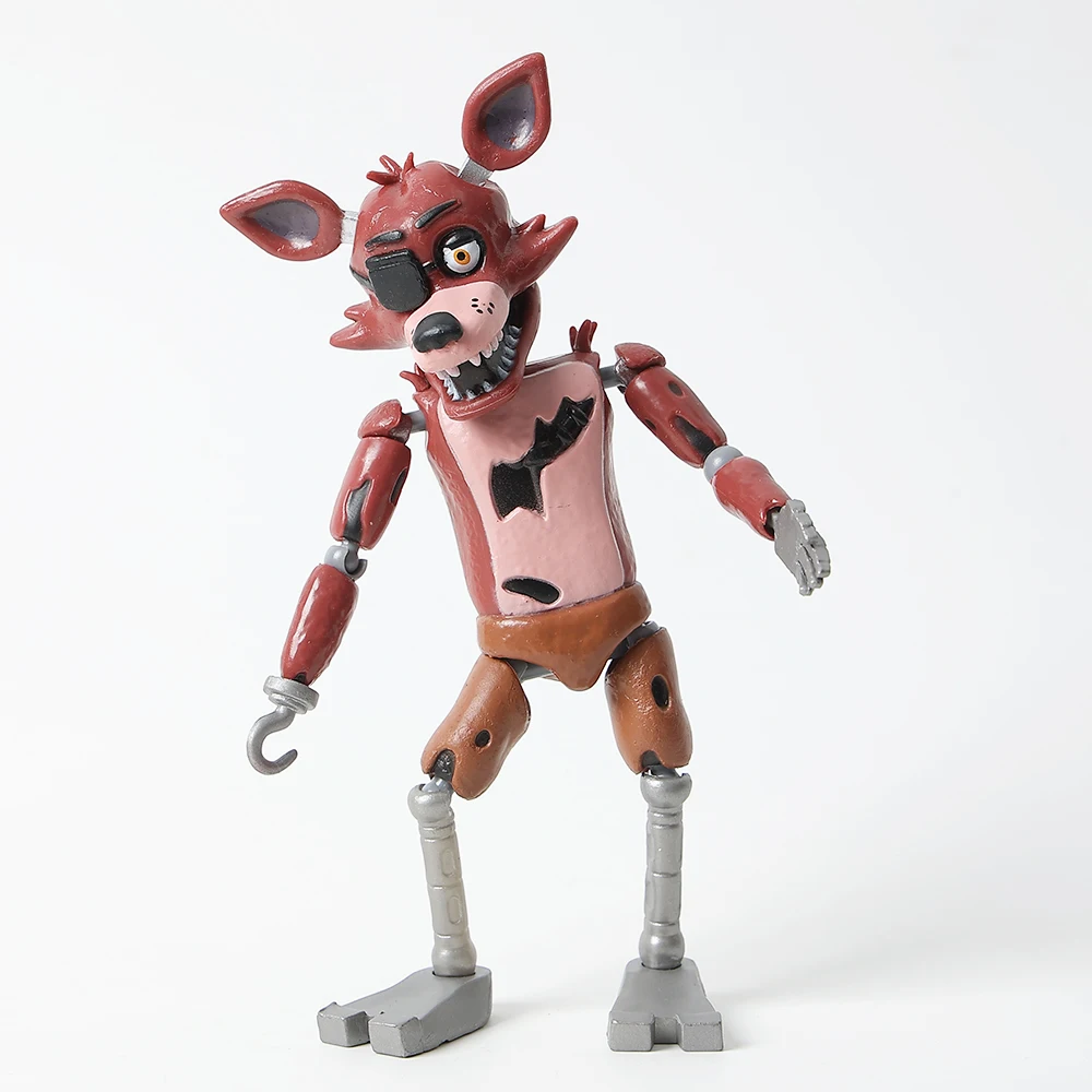 5 Inch Freddy Bonnie Chica Foxy Nightmare Articulated Toy Figure - Image 6