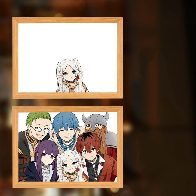 Anime Character Photo Frame Frieren: Beyond Journey's End LED Bedroom Decor Frieren Himmel Birthday and Christmas Gifts Toy - Image 8