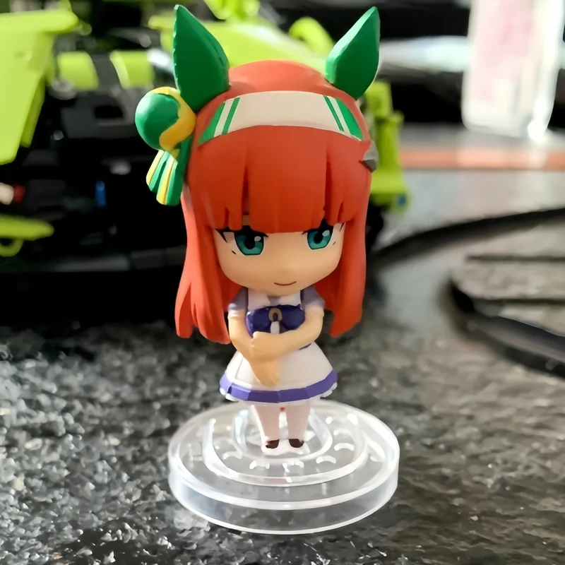 Bandai Original In Stock Racehorse Girls Special Week Silent Suzuka Miyu Food Toy Box Egg Mini Anime Figures Model Toys Gifts - Image 3