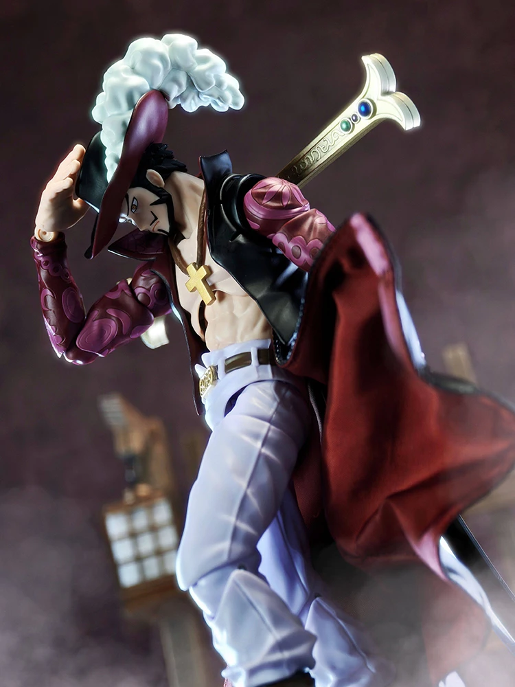 No Doll 1/12 Sea Hunter Man Action Figure Mini Stand Collar Hemline Cloak Toys Accesory For 6" Shf Dracule Mihawk Soldier Body - Image 6