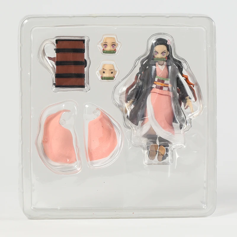 Pop Anime Demon Slayer Kamado Nezuko Figma Tanjiro Zenitsu 14CM PVC Action Figure Movable Model Toy Collectible Toy Decoration - Image 7