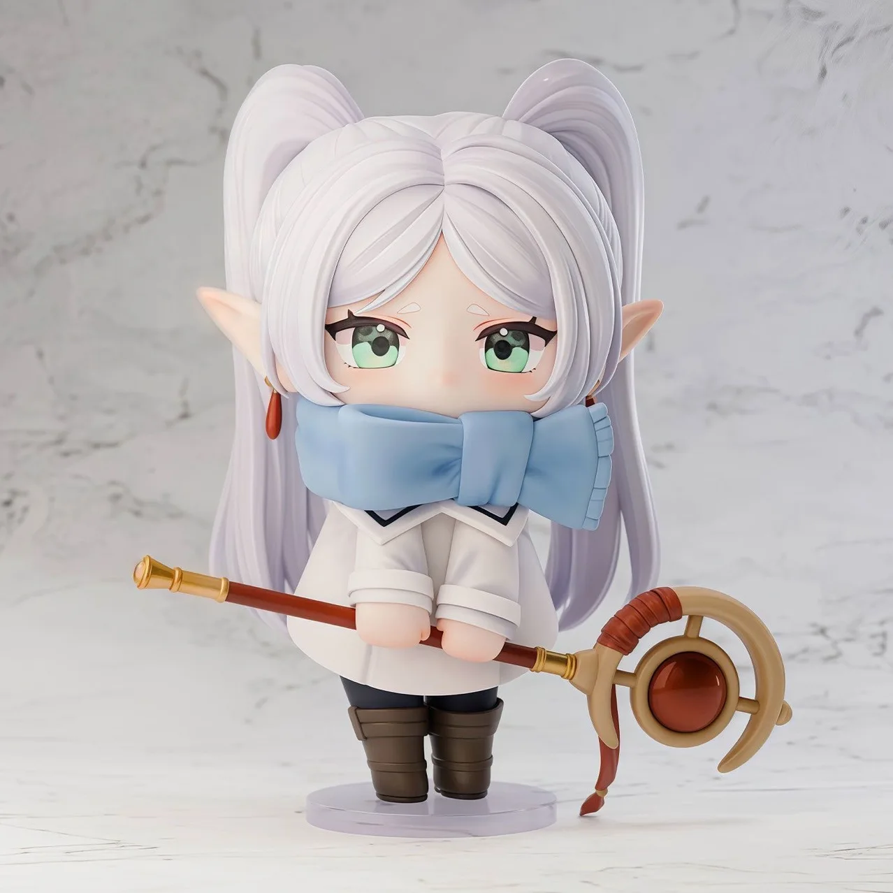 Anime Frieren q-version kawaii Standing posture Action Figure PVC Model statue Toys Desktop ornament Collectible Gifts boxed - Image 4