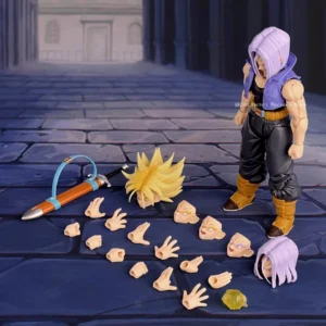 Original Genuine Demoniacal Fit Dragon Ball Z Shf Super Saiyan Action Figure Trunks Figures Toys Gifts For Boy Wholesale QWIOOE