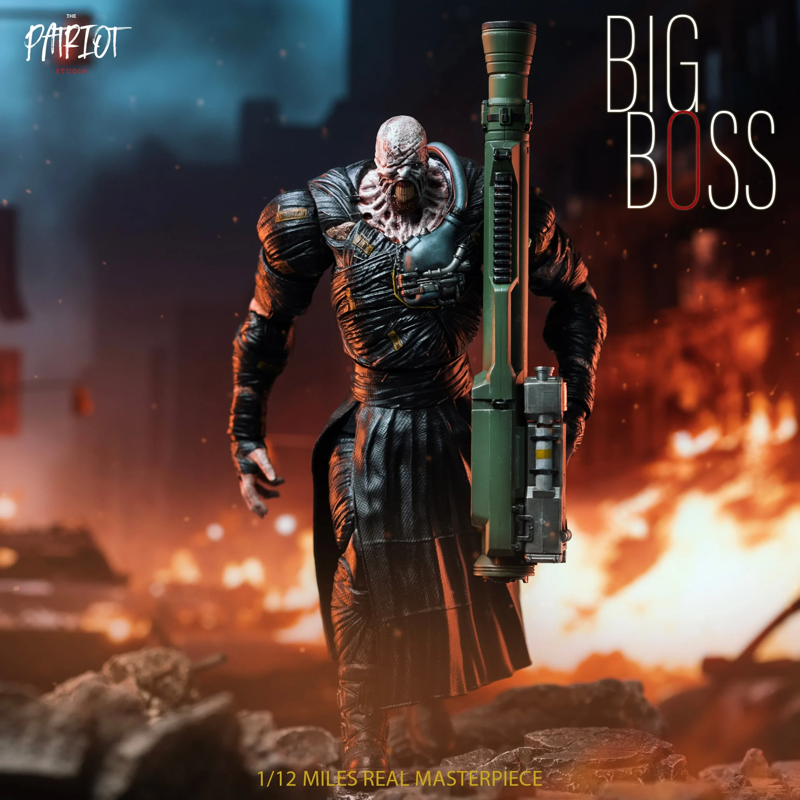 In stock Patriot Studio 1/12 scale Zombie Nemesis BIG BOSS Licker Action Figures Toy Gift Collection