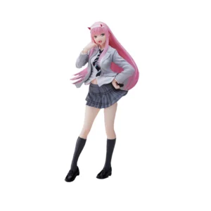 Original Genuine TAITO DARLING in the FRANXX 18cm  Zero Two PVC Anime Action Figure Toys Collection Doll Christmas Gift