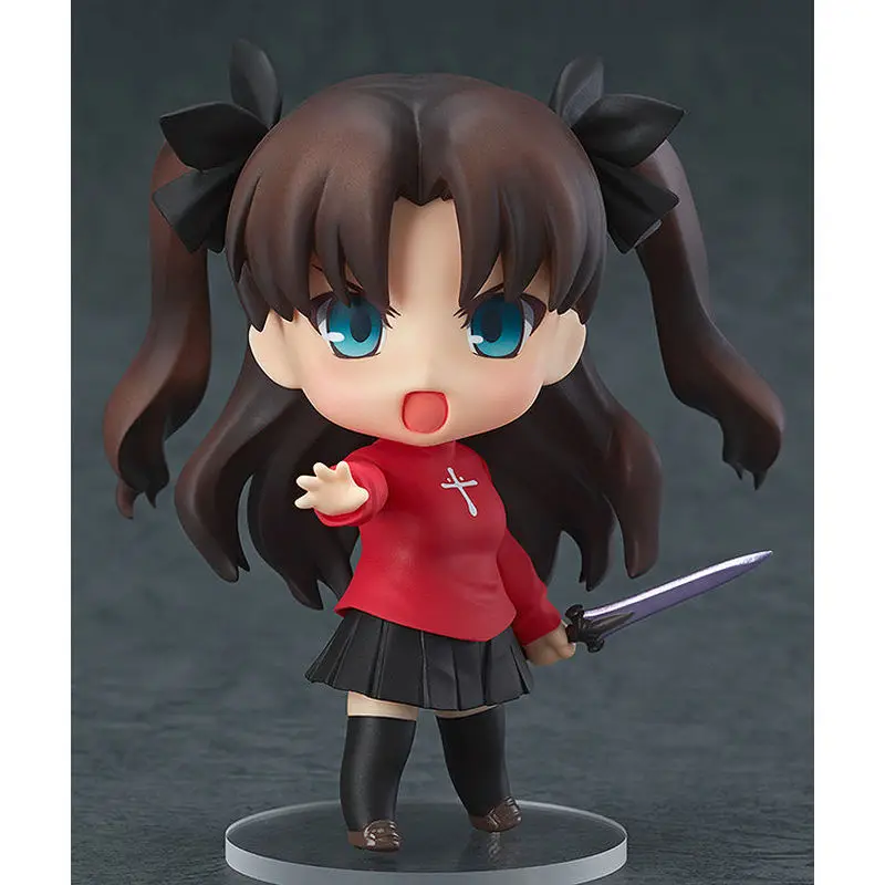 Original Anime NO.409 600b Fate Grand Order Rin Tohsaka Saber Altria Pendragon True Name Revealed Action Figure Toys PVC Model