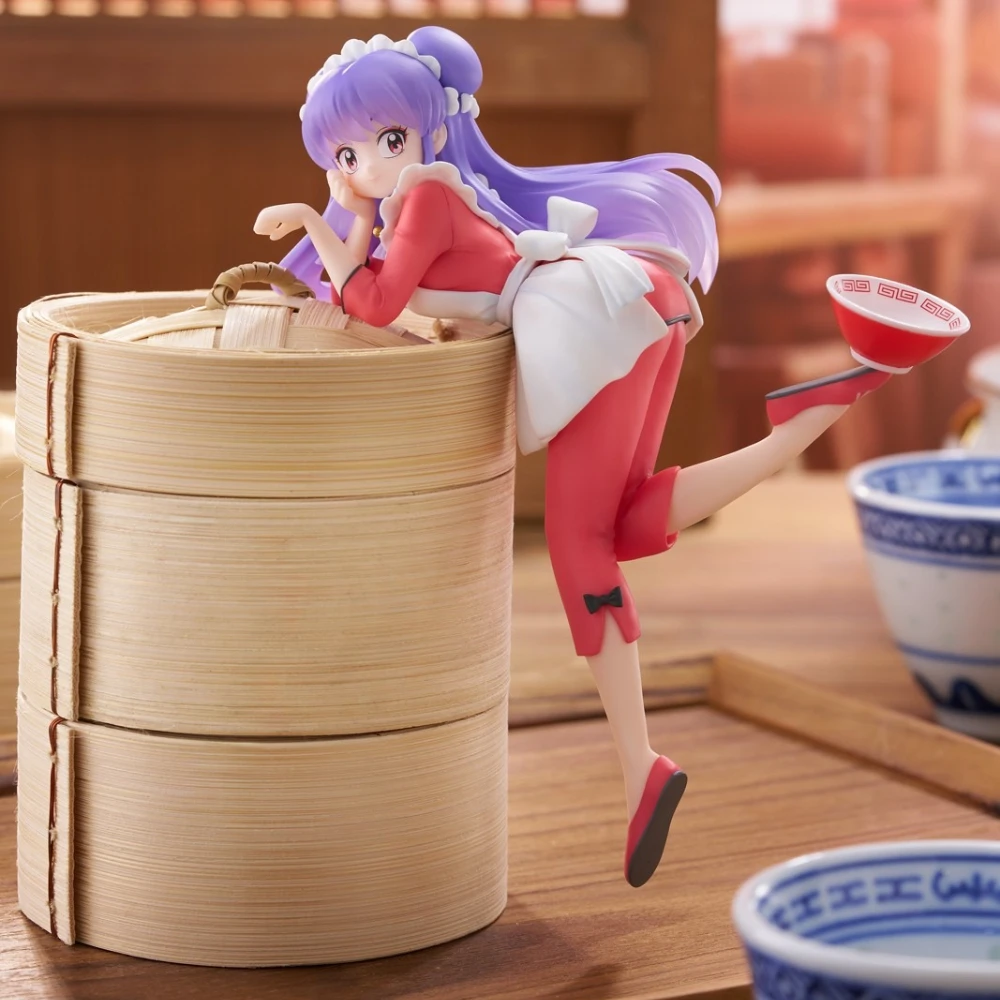 In Stock FuRyu Original Genuine TV Anime Ranma 1/2 2024 New Shampoo 15cm Collections Model Toys Noodle Stopper Figure Xmas Gift