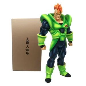 41cm Anime Dragon Ball Lchiban Action Figure ANDROID #16 Statue PVC Movable Collection Doll Super Saiyan Gk Figurine Model Toys