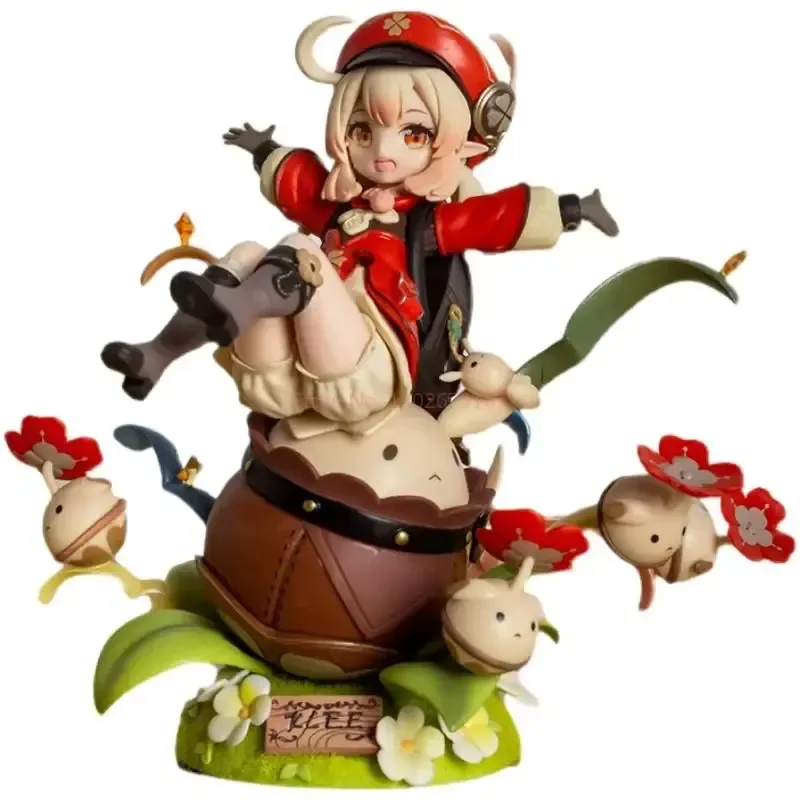 18cm Game Genshin Impact Klee PVC Anime Action Figure Kawaii Car Desktop Decoration Statue Collectible Ornament Model Toys Gifts - Image 5