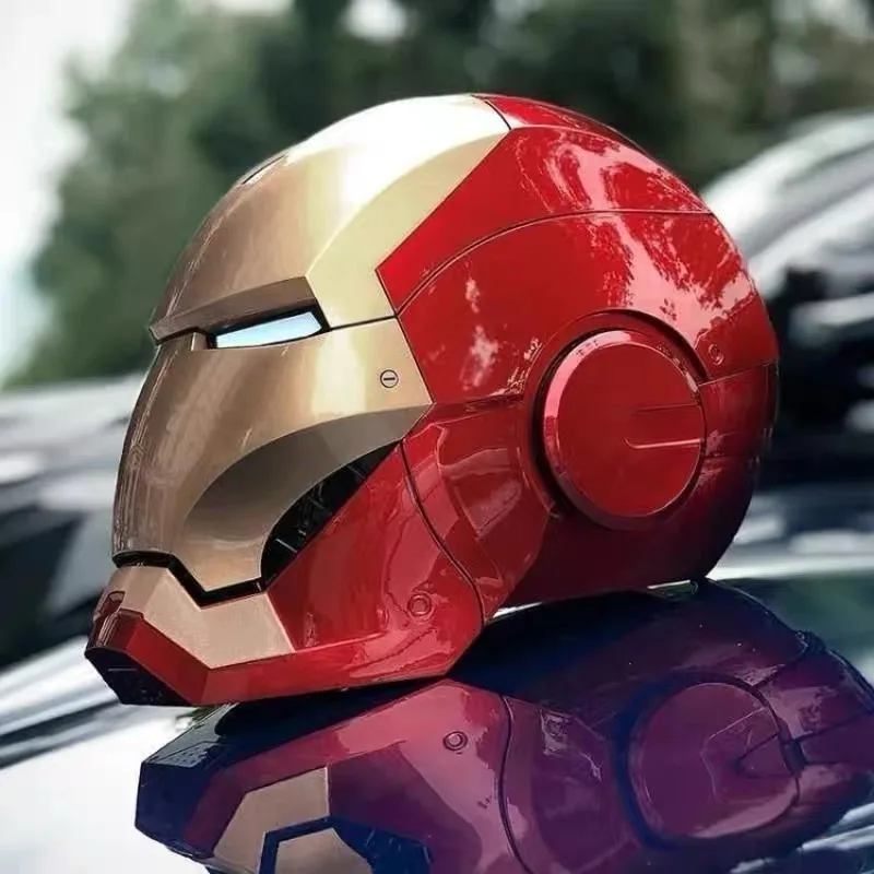 Iron Man Helmet Mk5 Electric Voice Activated Control Wearable Mask 1:1 Automatic Opening Closing Model Figure Adult Toy Gift - Image 6