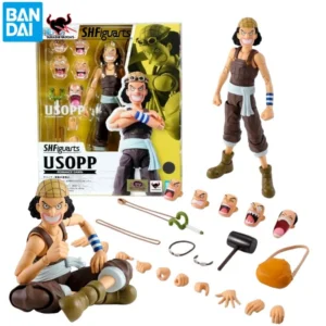 In Stock Bandai S.H.Figuarts One Piece Usopp Romance Dawn Full Action Figure Finished Model Kit Collectible  Anime Fans Gift Toy