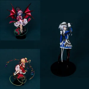 Touhou Project Koumakan Members Remilia Flandre Sakuya Game Girl Figure Model Statue Boys Collection Desktop Ornament Toys Gifts
