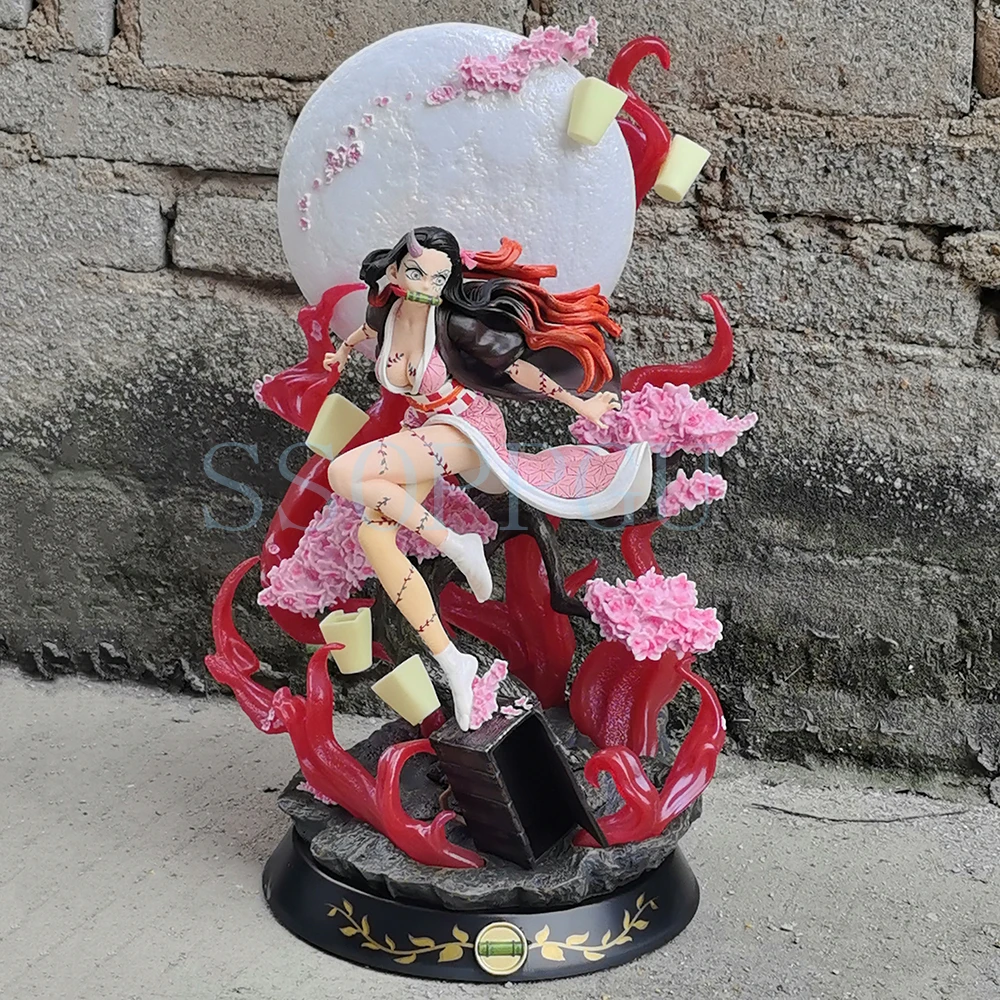 42cm Kamado Nezuko Figure Anime Girl PVC Action Figure Toy Game Statue Light Adult Collection Model Doll Gift - Image 4