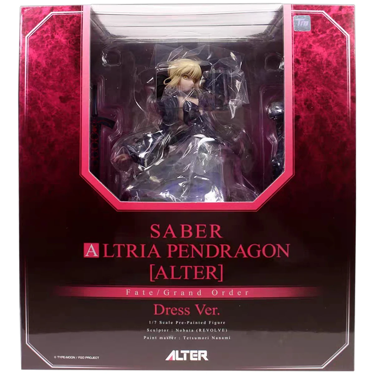 In Stock Original Alter Prepainted Fate/Grand Order Altria Pendragon Saber (Alter), Dress Ver. 1/7 H=230mm Figure Detachable - Image 7