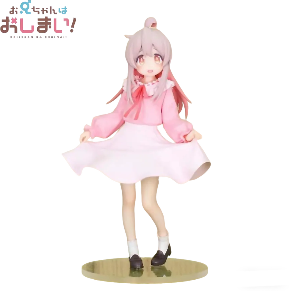 18cm Onii-chan wa Oshimai! Mahiro Oyama Anime Figure Kawaii Mahiro Oyama Action Figure Pink dress Collection Model Doll Toy Gift
