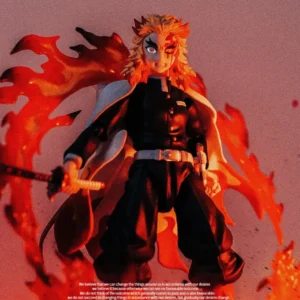Demon Slayer Flame Hashira Rengoku Action Figure Model Tanjirou Nezuko Agatsuma Zenitsu Anime Figure Collect Hobbies Toys Gifts