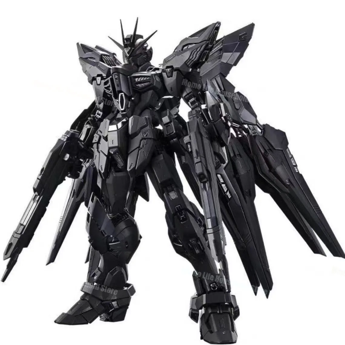 New Changlong 7701 Mgex 1/100 Zgmf-X20a Strike Freedom Black Assembly Model Kits Plastic Skeleton Kits Action Figure Gifts Toys - Image 5