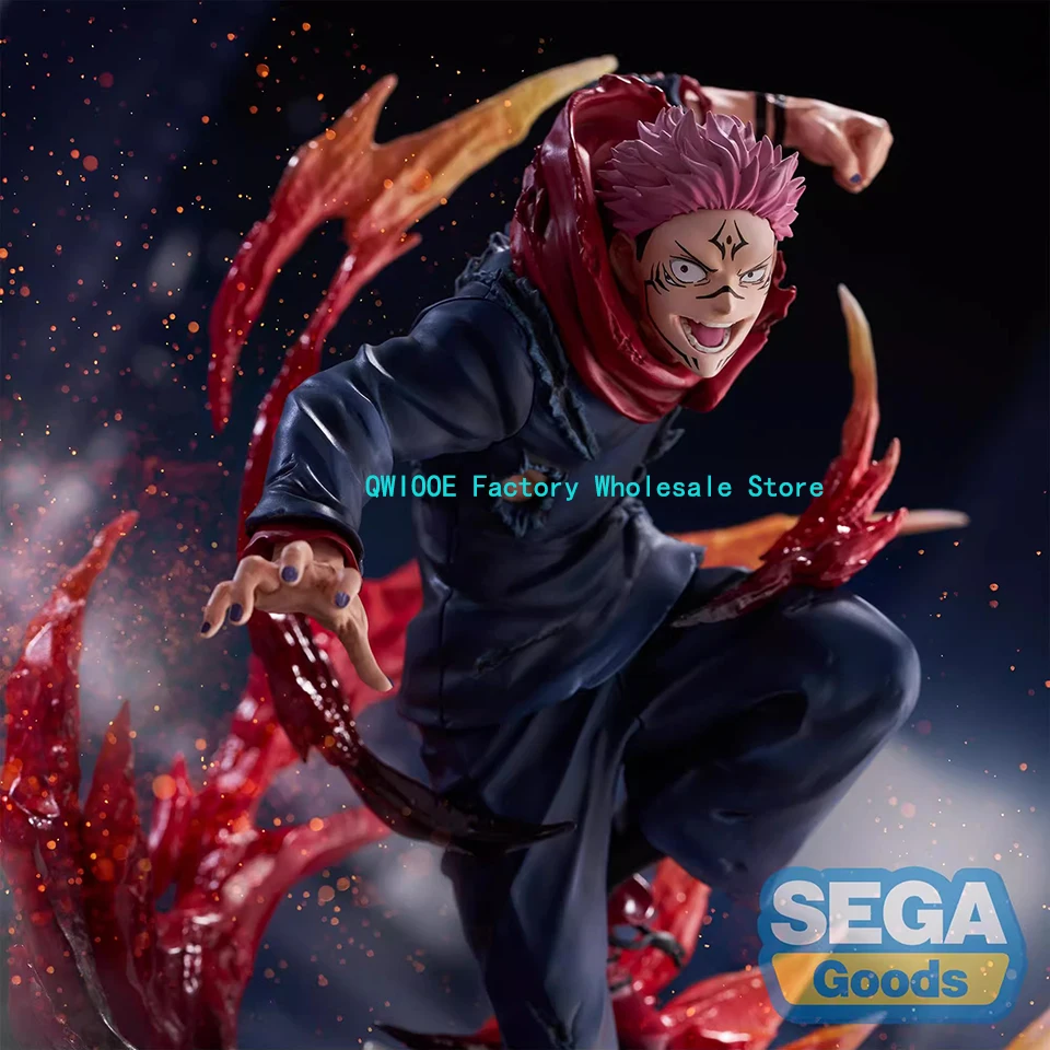 Original Genuine SEGA Jujutsu Kaisen 17cm Ryomen Sukuna Statue Action Figure Model Doll Decoration Collection Toys Gifts QWIOOE - Image 3