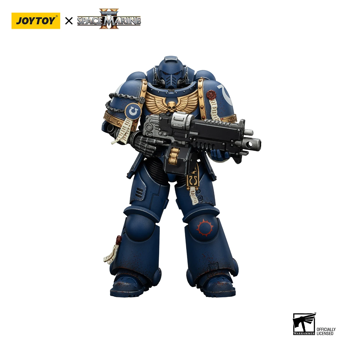 JOYTOY Warhammer 40k 1/18 Action Figures 12.8cm Ultramarines Lieutenant Titus-Collectors Edition - Image 6