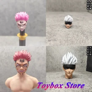 1/12 1/6 Gojo Satoru Itadori Yuji Ryomen Sukuna Delicate Mini Head Sculpt Model Toys Accessory For 6" 12" Action Figure Body