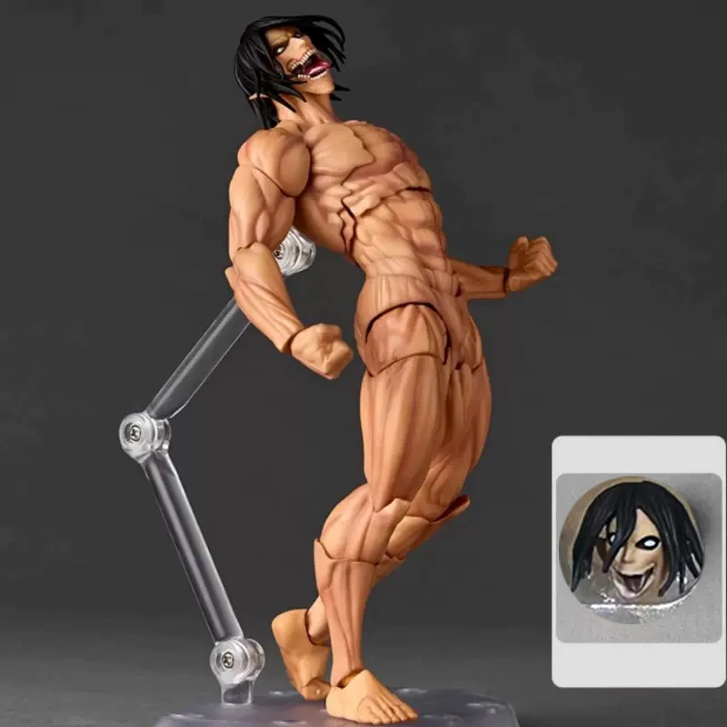 Kaiyodo Attack on Titan The Female Titan Annie Leonhart Revoltech Yamaguchi Anime Action Figures Figurine Ko Model Toys Gift - Image 6