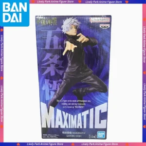 BANDAI Original Genuine Jujutsu Kaisen MAXIMATIC Gojo Satoru Anime Action Figure Dolls Pvc Model Toys Festival Gifts Collectible