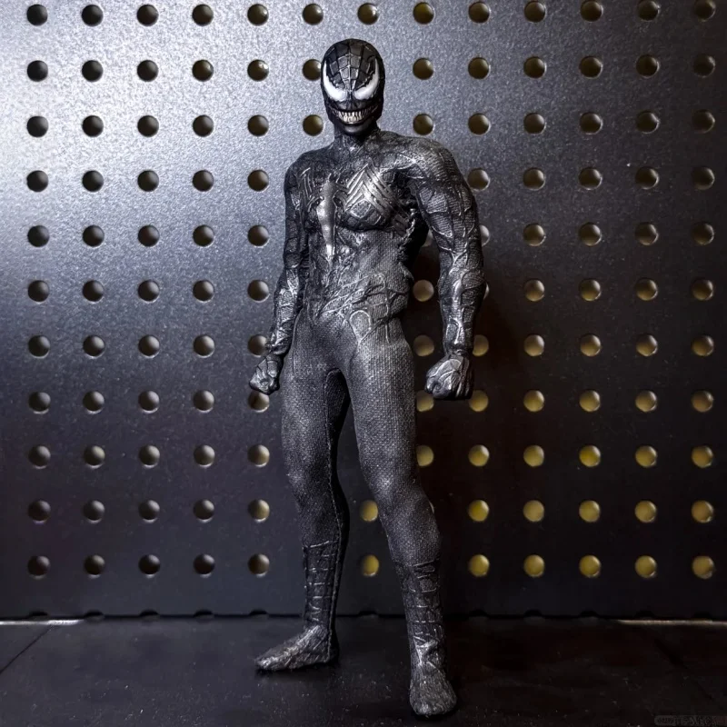 In Stock Venom Spider-Man Symbiotic Variant 1/12 Scale 6in Sawtooth Action Figure Anime Model Trendy Toys Desktop Doll