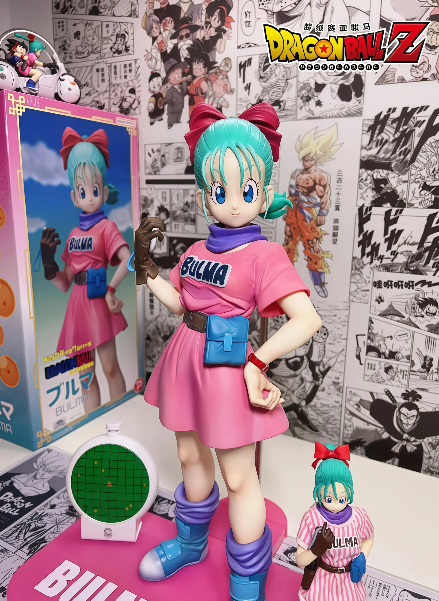 26cm Dragon Ball Z Bulma Figurine Glitter and Glamours Figure Bulma Action Figure Pvc Statue Collection Model Toys Gifts