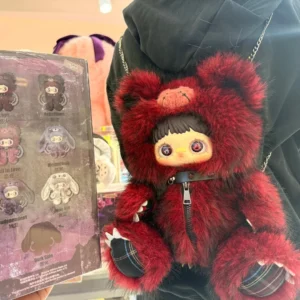 new MayMei 400% bag Rebellious Doll Plush Stuffed Animal Blind Box Collectible Bag Pendant Keychain Girls Birthday New Year Gift