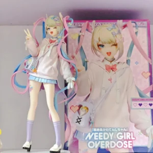 High Quality Needy Girl Overdose Cartoon Anime Figure Parade Kangel Pvc Model Cute Figure Decoration Desktop Toy Birthday Gifts
