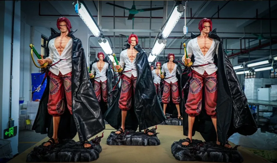 JT Studio Extra Large Red Haired Shanks Statue – 70CM Big Cloak Limited Time Discount Handmade Ornament Model