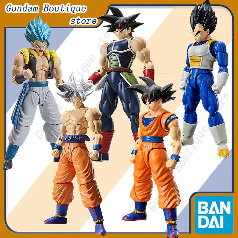 Bandai Genuine FRS Dragon Ball Son Goku Son Gohan Vegeta Frieza Super Saiyan Anime Action Figure Assembly Model Toys Gift Kids