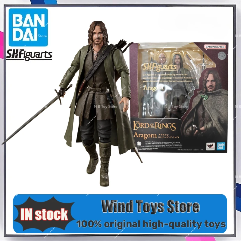 In Stock Bandai S.H.Figuarts Aragorn (Lord of The Rings) Frodo Baggins & Gollum (Lord of The Rings) Premium Gift Model