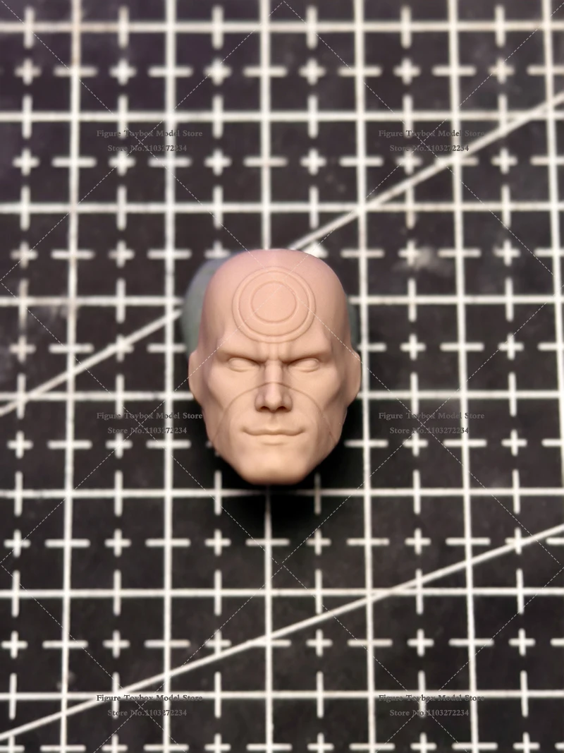 1/12 Bullseye Man Figure Comic Villain Unpainted Head Sculpt Model Toys Accessory For 6" Ml Shf Mezco Figure Body Customization - Image 8