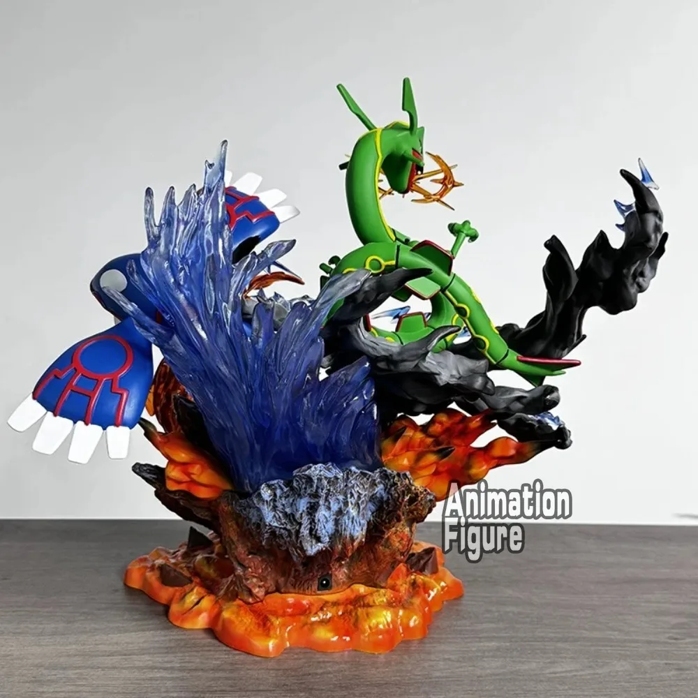 35cm/13.78in Anime Pokemon Figure Groudon Kyogre Rayquaza Action Figures Pvc Collection Model Toys for Childre Gifts - Image 6