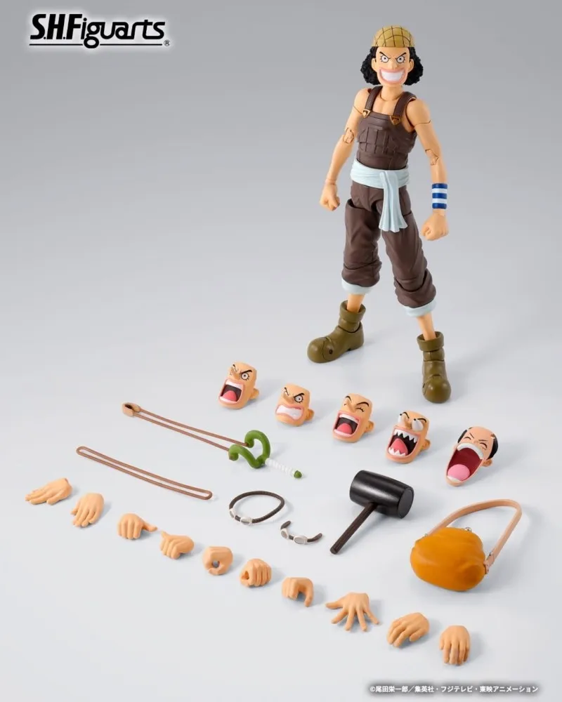 Bandai S.H.Figuarts One Piece Usopp Romance Dawn Full Action Figure Finished Model Kit Collectible Anime Fans Gifts Toys - Image 4