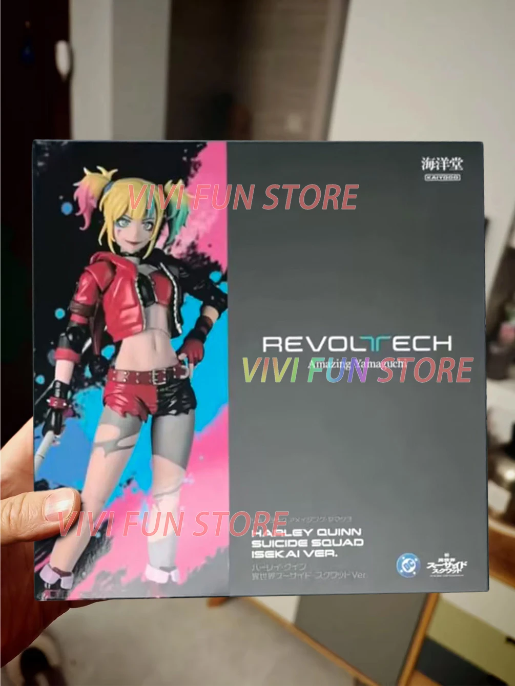 In Stock Kaiyodo Harley Quinn SUICIDE SQUAD ISEKAI VER. Movability Model Toys Revoltech AMAZING YAMAGUCHI The Clown's Girl - Image 6