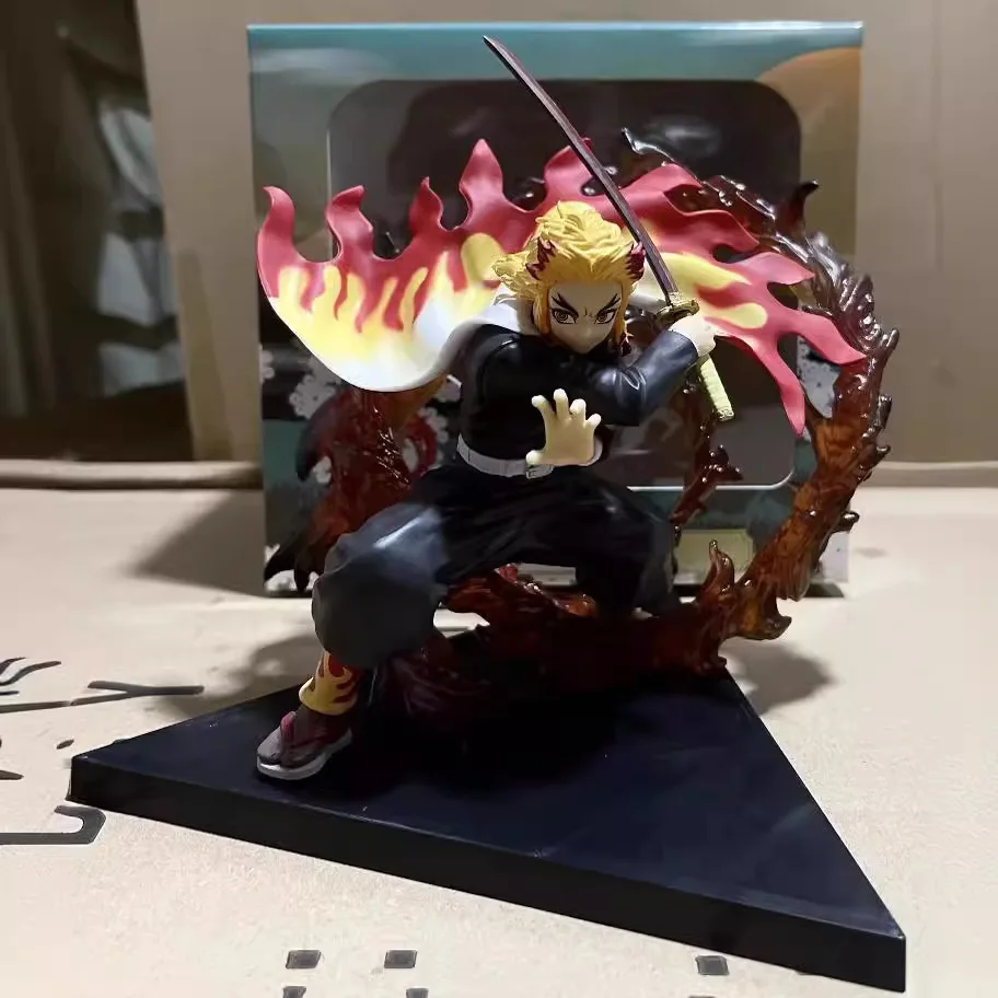 20CM Demo Slaye Anime Figure Inflammation Hashira Rengoku Kyoujurou Adult Action Figure Collect Ornaments Model Doll Gift Toys - Image 6