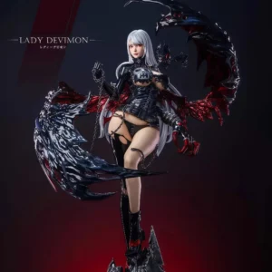 48cm Lady Devimon Digimon Anime Gk Figure Painted Collectible Statue Desk Setup Pc Case Ornament Gift For Anime Fans