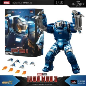 ZD Toys Marvel Avengers Iron Man MK38 Igor MK37 Hammerhead MK12 Kingarts MK40 Shotgun Action Figure Collections Gift