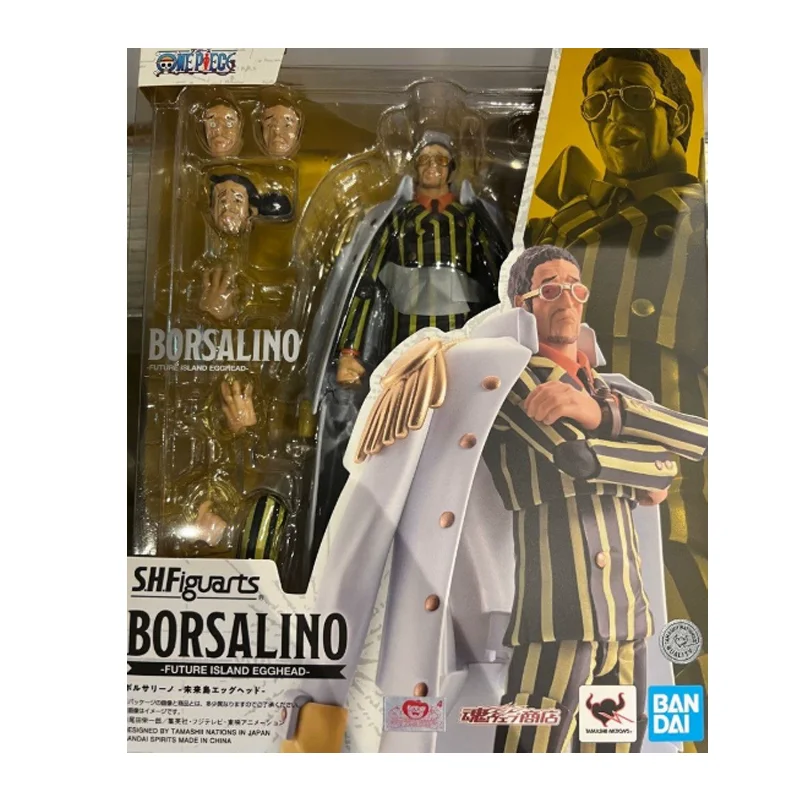 Bandai S.H.Figuarts SHF ONE PIECE Borsalino -Future Island Egghead- Model Kit Action Figures Model Toy Gift FOR CHILDREN - Image 7