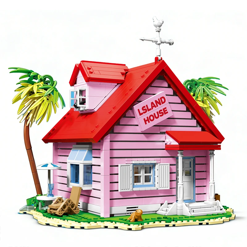 1434PCS Turtle House Building Blocks Set Japanese Anime Architecture Kame Immortal House Assemble Bricks Toys Gift for Fans Kids - Image 7