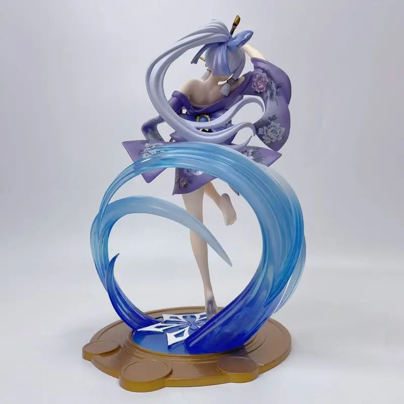 Around The Game, High-Quality Df Original Drawn Sword Kamisato Ayaka Bathrobe Battle Scene Hand Made Model, Decoration And Hand - Image 2