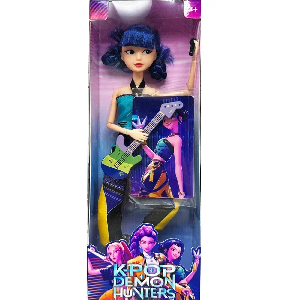 2025New  KpopDemon Hunters Action Figure New K-POP Demon Slayer Vinyl Doll Lumimila Zoey Desktop Ornament Toy For Kid Gifts&&