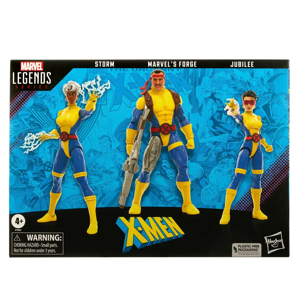 Marvel Legends X-Men Storm Jubilee Forge 3-Pack 6″ Action Figure
