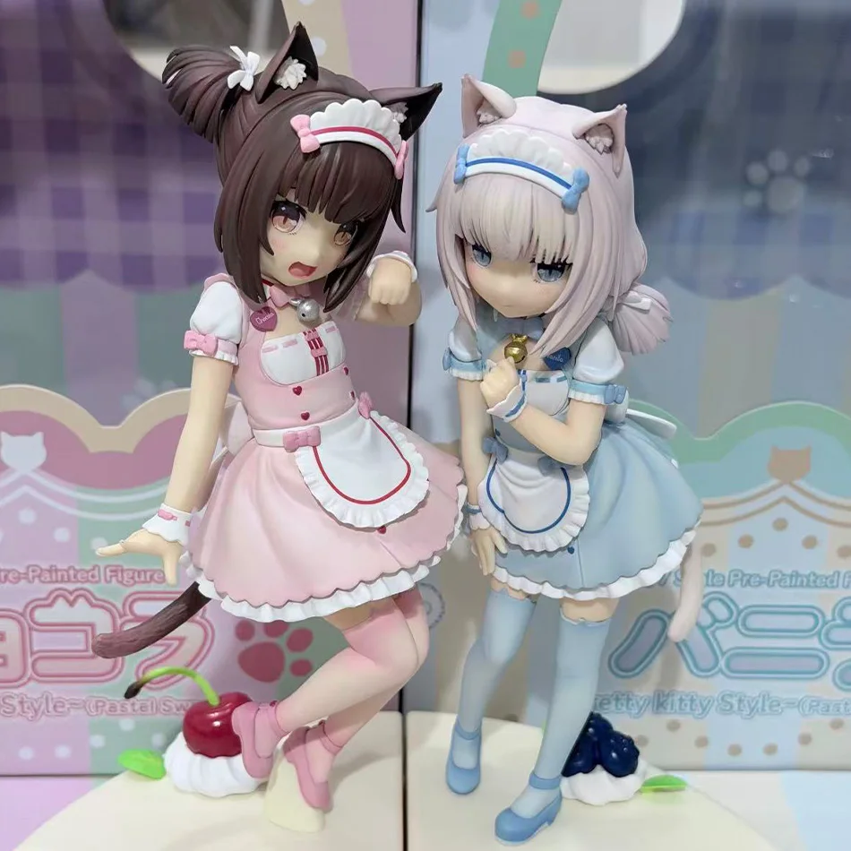 Cat Maid Anime NEKOPARA Figure 18CM Chocolates Vanilla Cute Pretty Cat Style Model PVC Static Child Toys Collectible Gift Doll