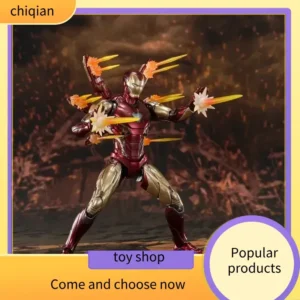 Marvel Avengers Iron Man Mark 85 16cm Articulated Action Figure Collectible Model Statue for Desktop Decoration Gift for Fans